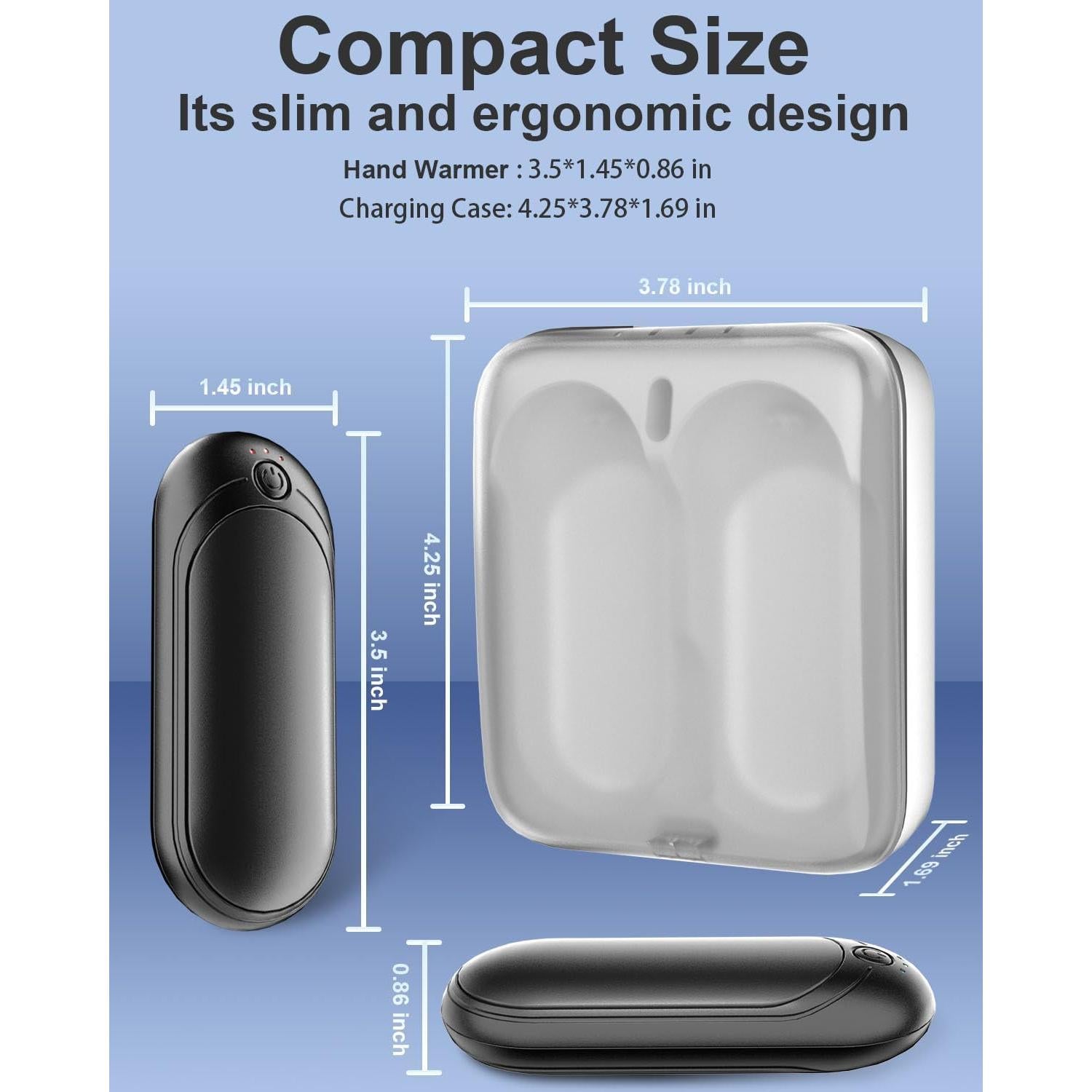 Calentadores de Manos ZIQENLK N6 Recargables 14000mAh Doble Calor