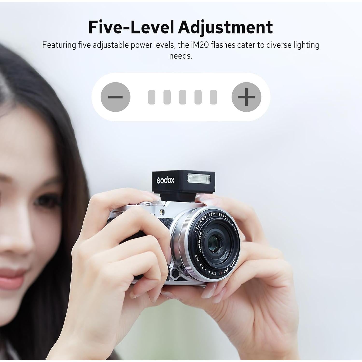 Flash Godox iM20 Mini Speedlite para Cámara - 440 Flashes