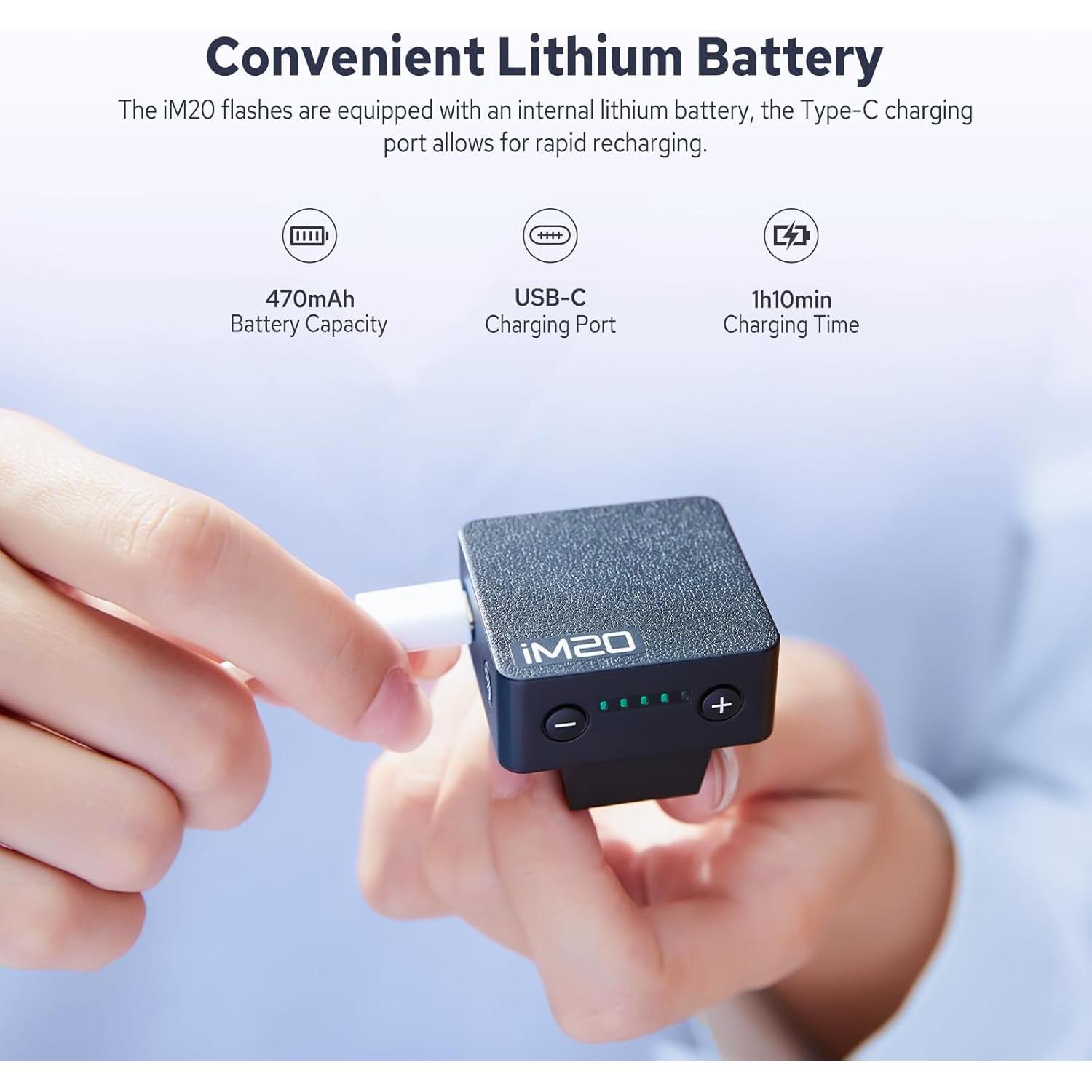 Flash Godox iM20 Mini Speedlite para Cámara - 440 Flashes