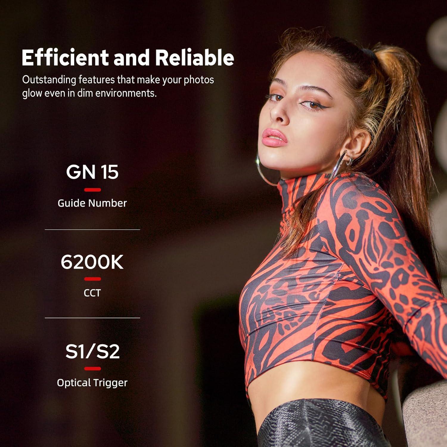 Flash Godox iA32 Mini para Cámara - 8 Niveles de Potencia