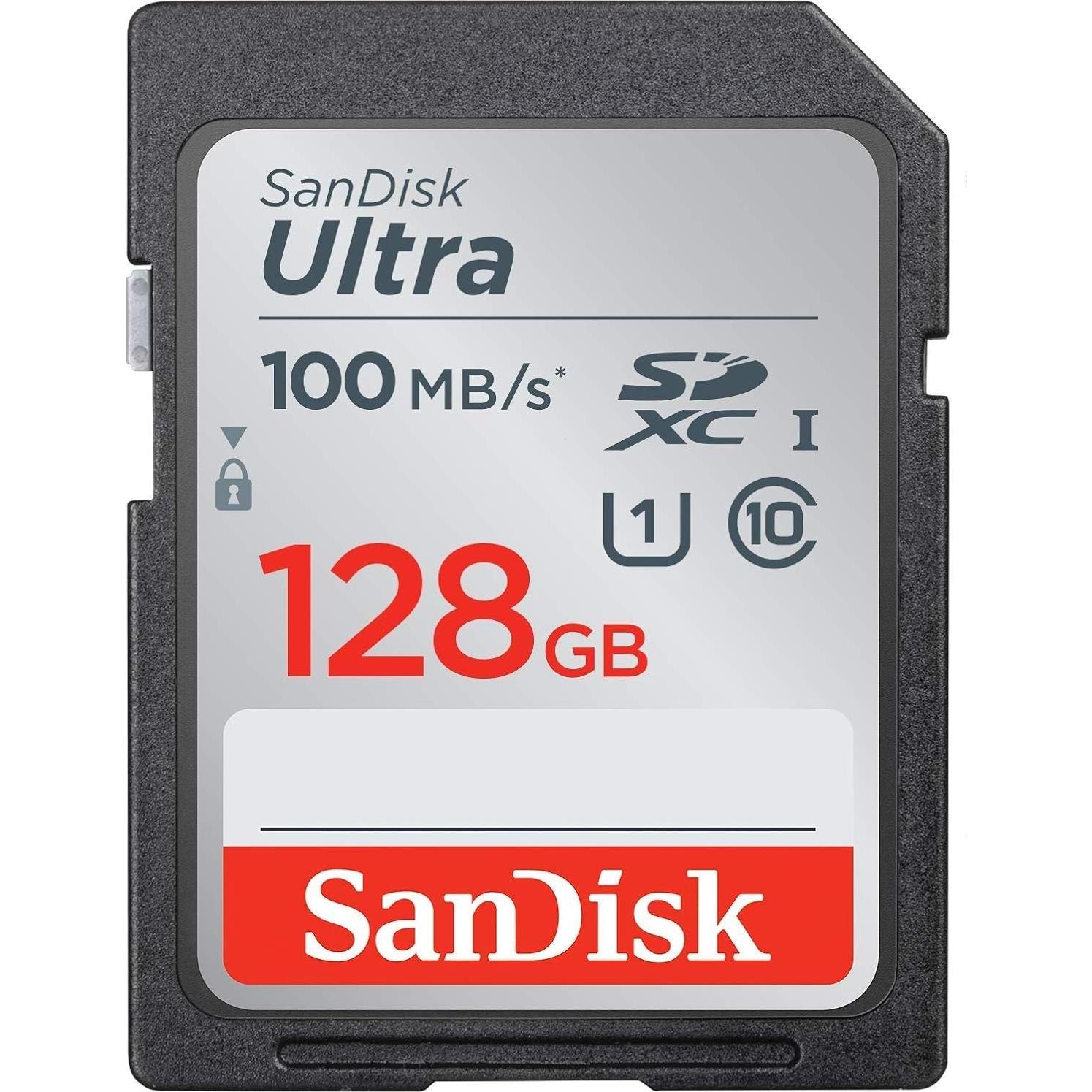 Tarjeta SD SanDisk Ultra 128GB UHS-I para Cámaras Olympus