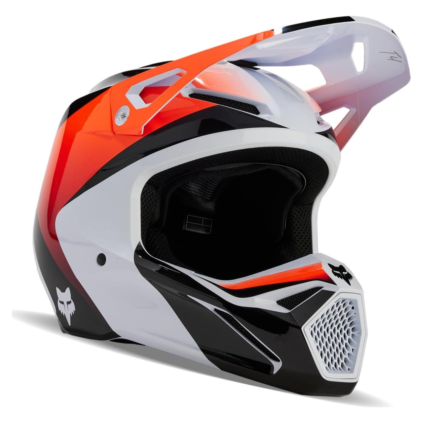 Casco de Motocross Fox Racing V1 Negro/Azul 2X Mips