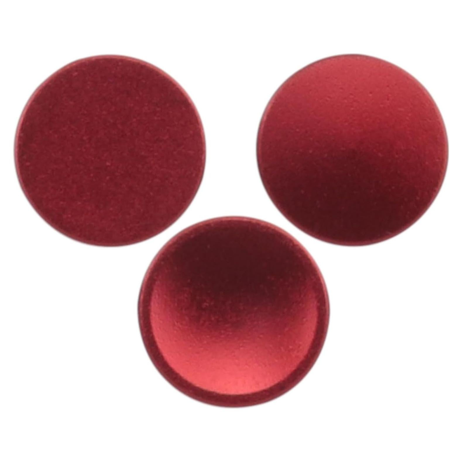 Botones de Liberación de Obturador DGZZI 3 Piezas Aluminio Rojo