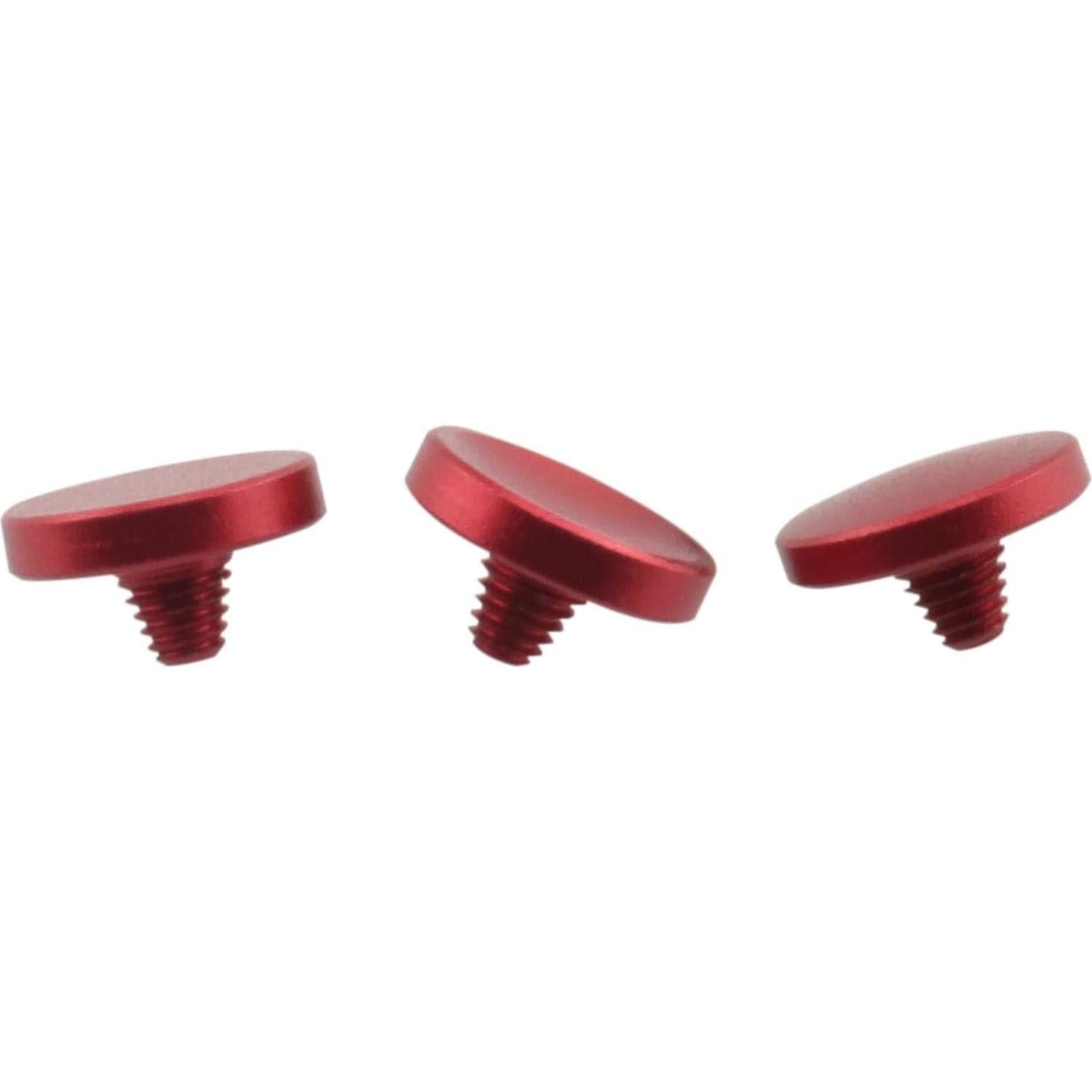 Botones de Liberación de Obturador DGZZI 3 Piezas Aluminio Rojo
