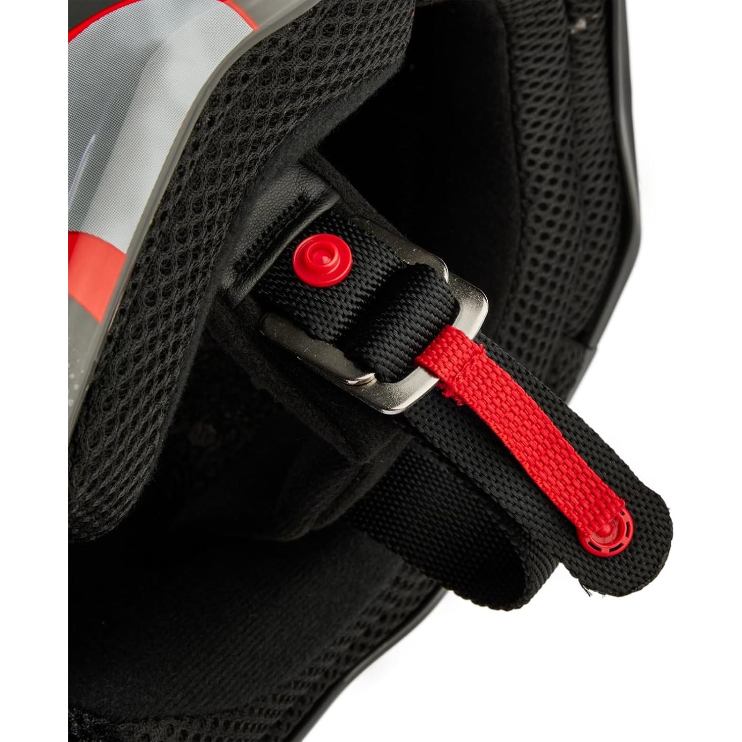 Casco de Motocross Fox Racing V1 Negro/Azul 2X Mips