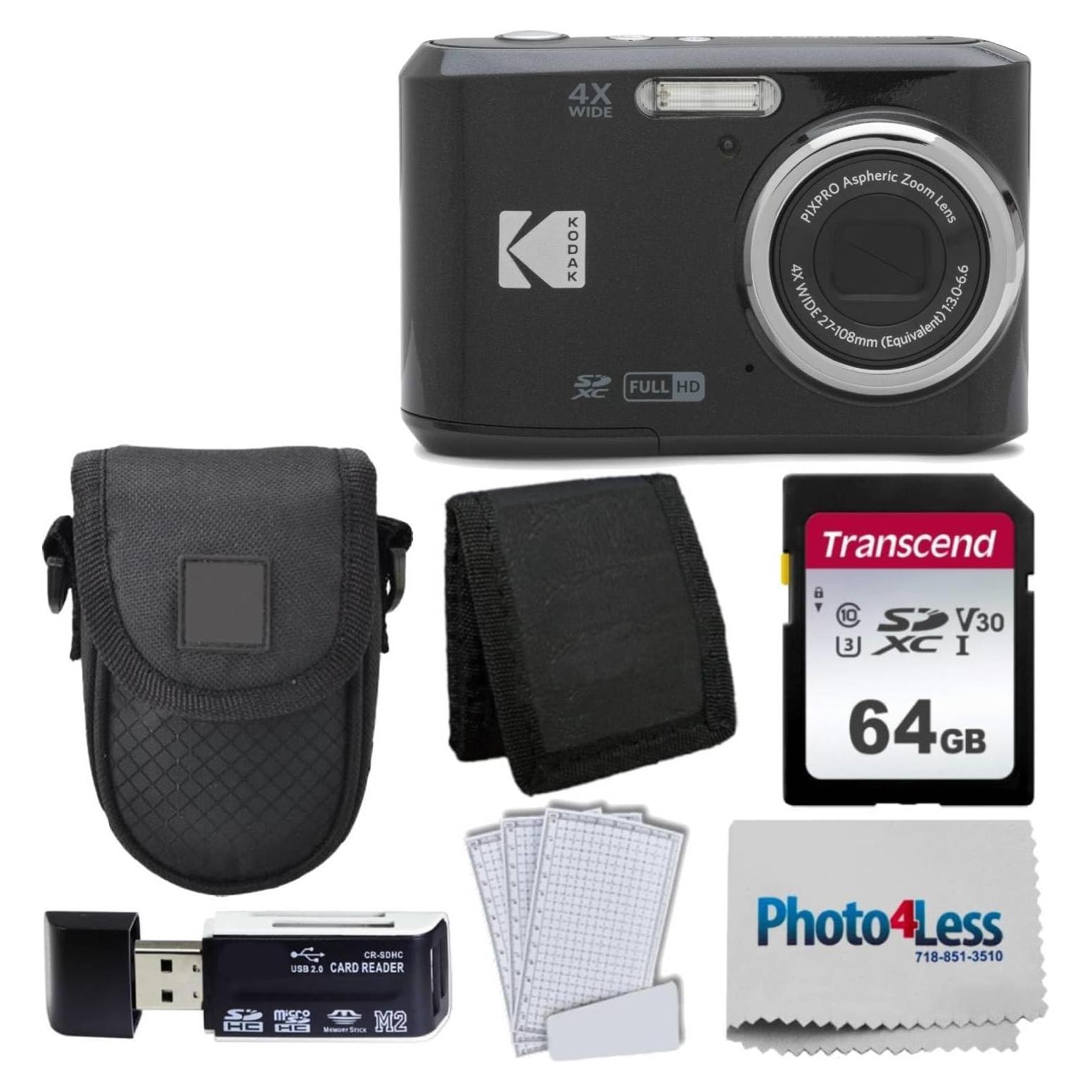 Cámara Digital Kodak PIXPRO FZ45 + Accesorios Completo