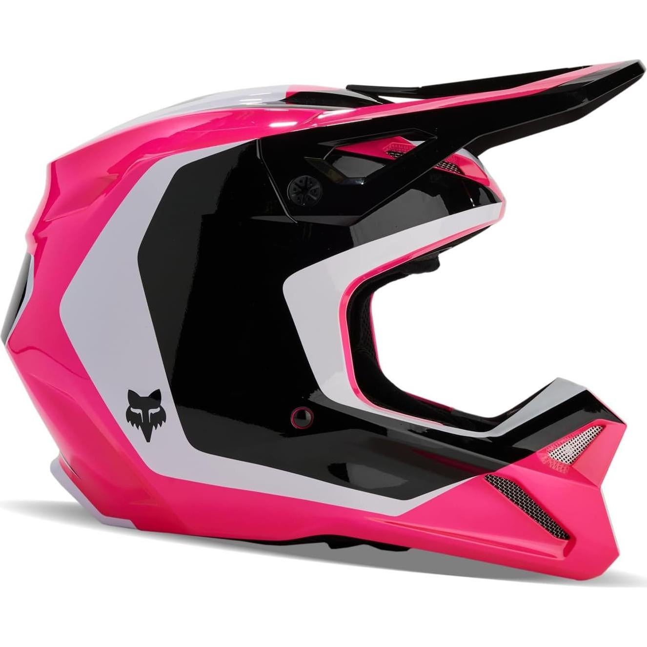 Casco de Motocross Fox Racing V1 Negro/Azul 2X Mips