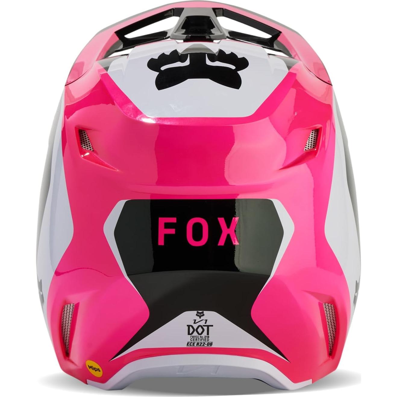 Casco de Motocross Fox Racing V1 Negro/Azul 2X Mips
