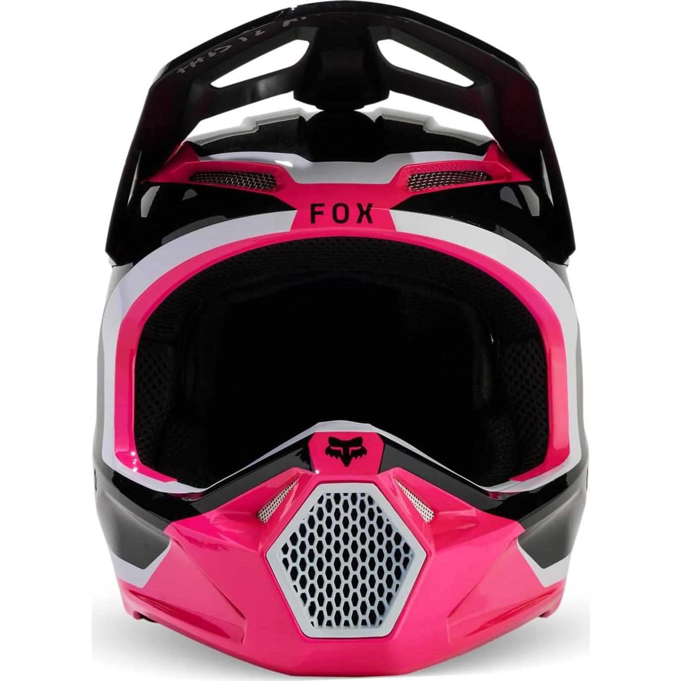 Casco de Motocross Fox Racing V1 Negro/Azul 2X Mips