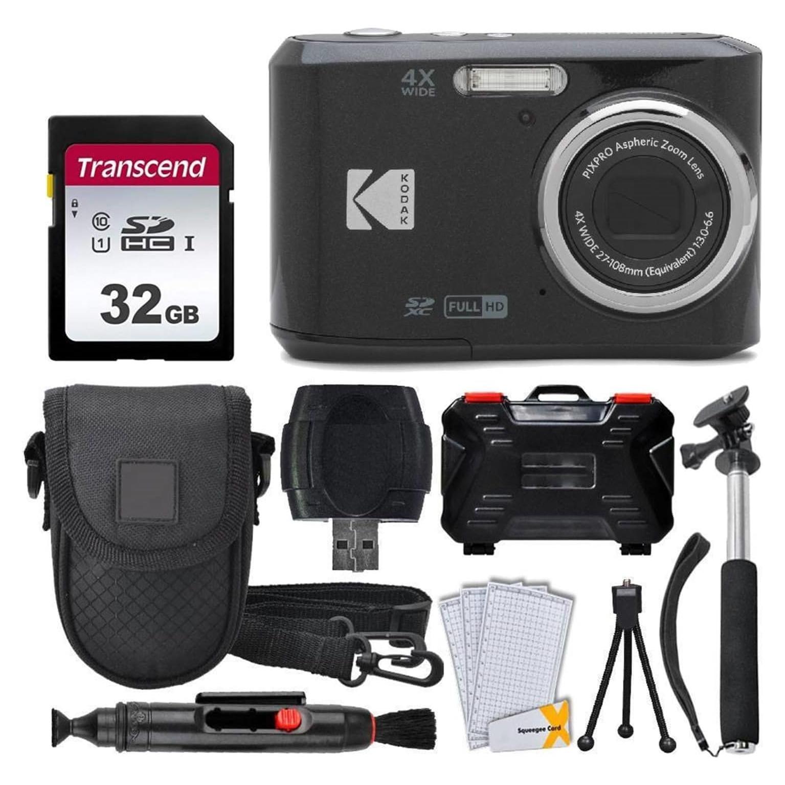 Cámara Digital Kodak PIXPRO FZ45 16MP Zoom 4x Full HD + Accesorios