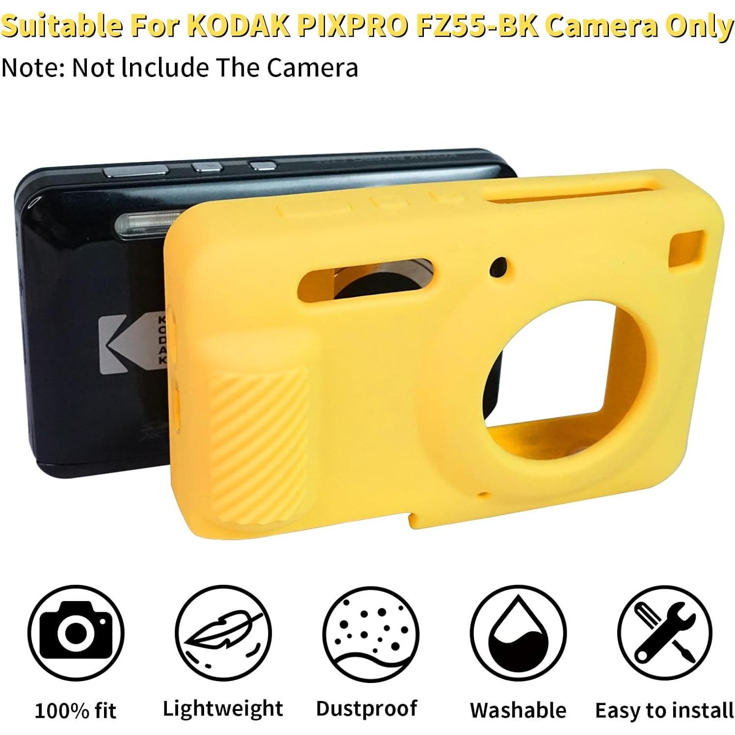 Funda de Cámara Easy Hood para KODAK PIXPRO FZ55 Amarillo