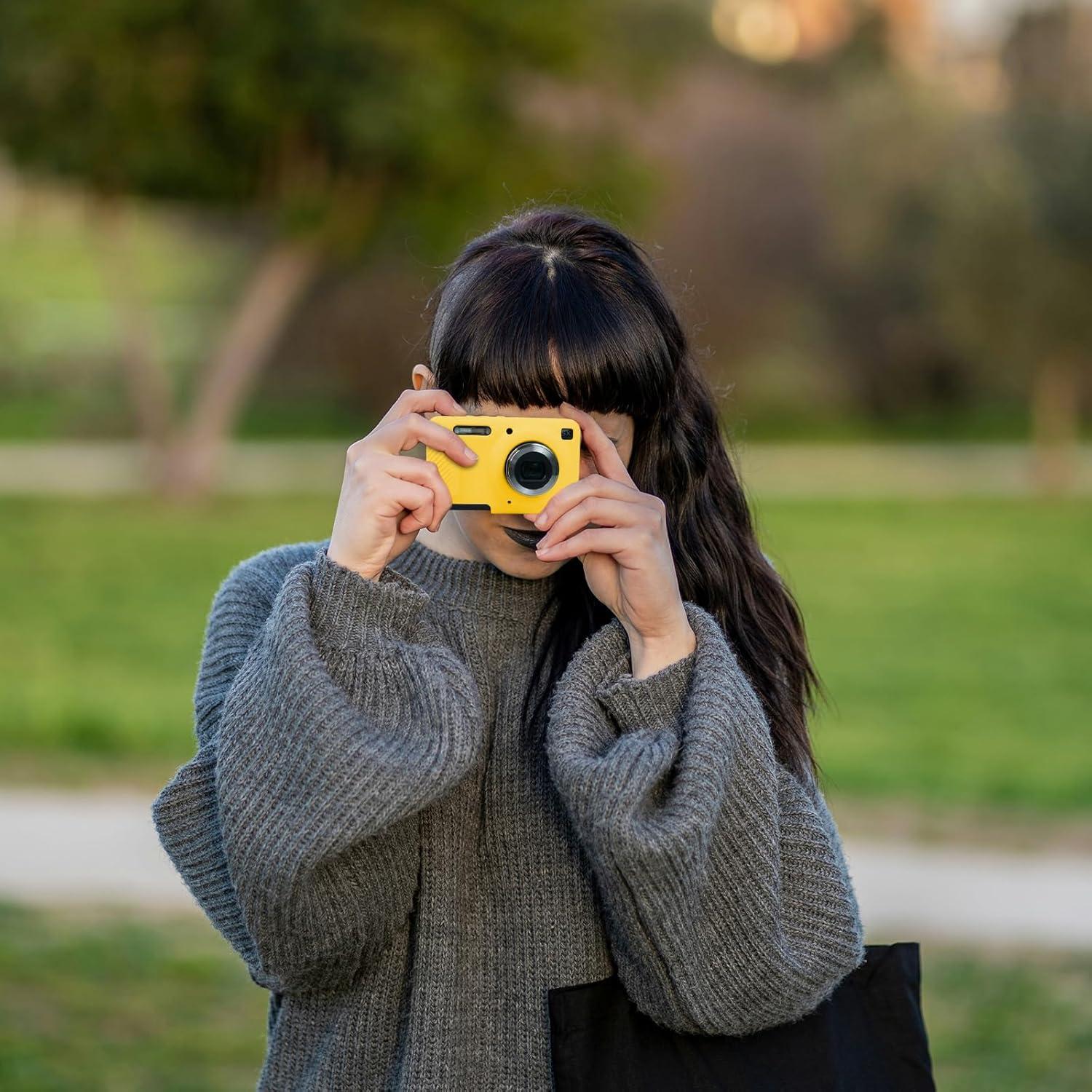 Funda de Cámara Easy Hood para KODAK PIXPRO FZ55 Amarillo