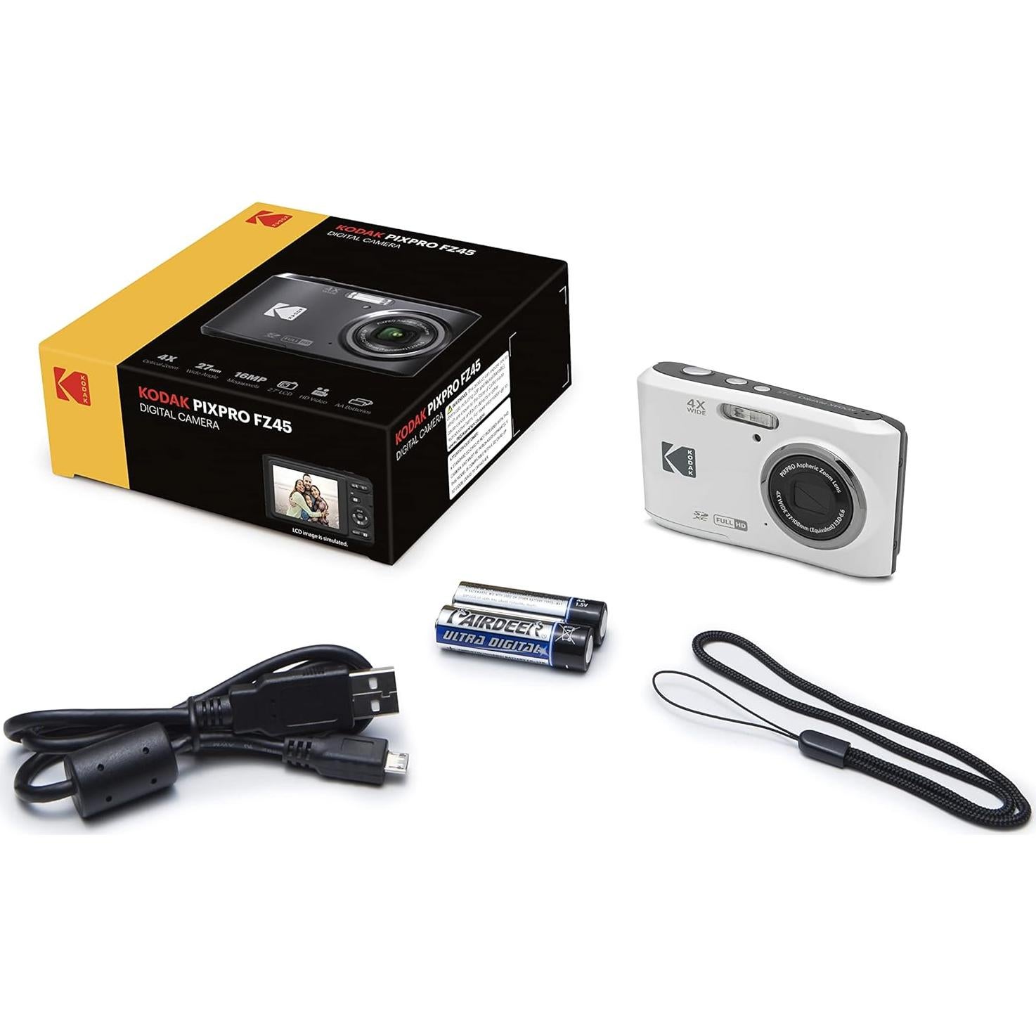 Cámara Digital Kodak PIXPRO FZ45 16MP + Accesorios