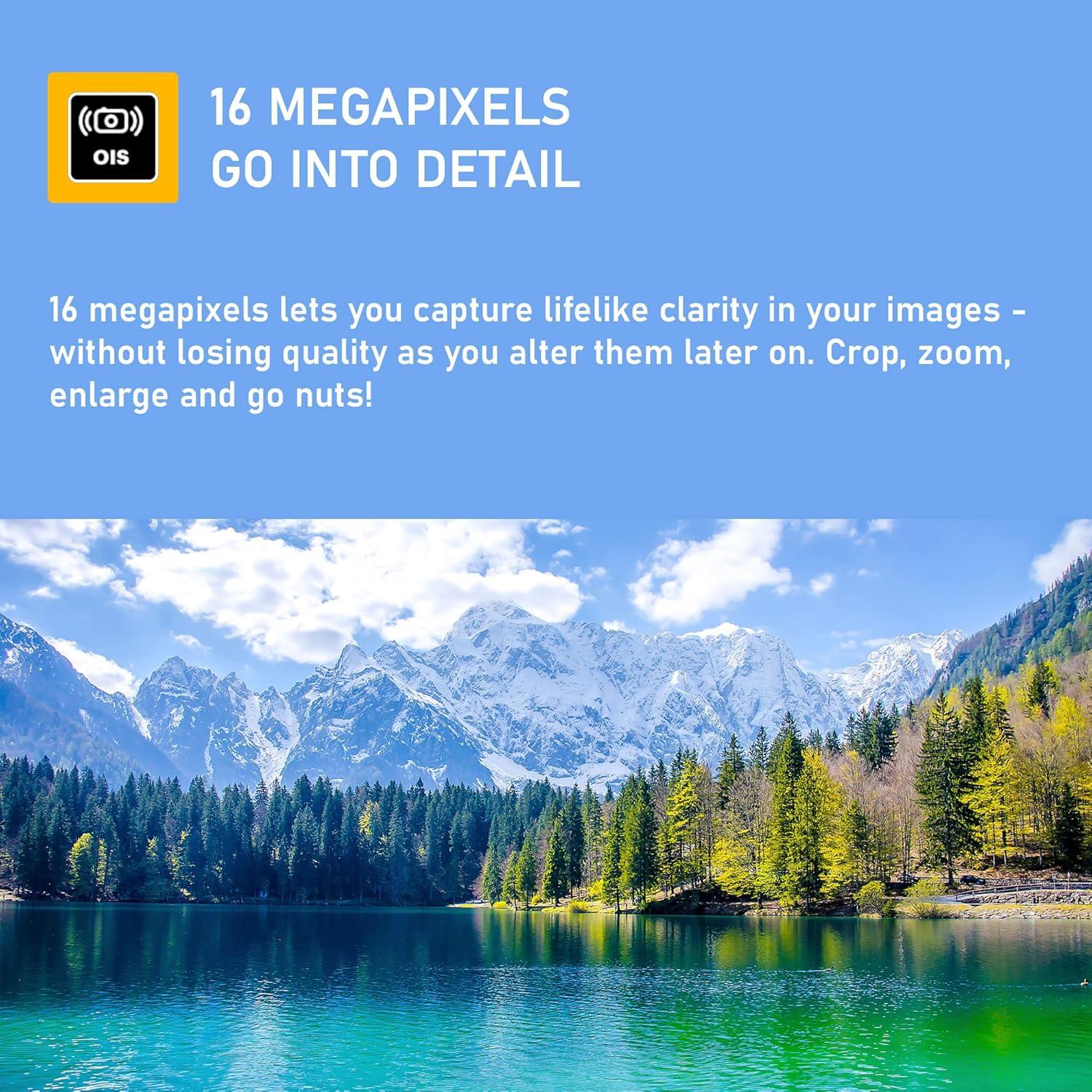 Cámara Digital Kodak PIXPRO AZ255 Blanca + Accesorios 16GB