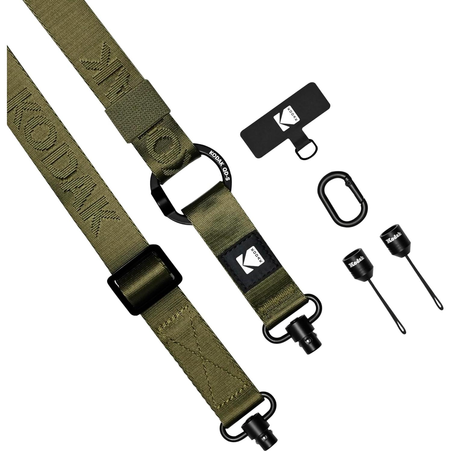 Correa de Cámara Multiusos KODAK Oliva - Ajustable 83-145 cm