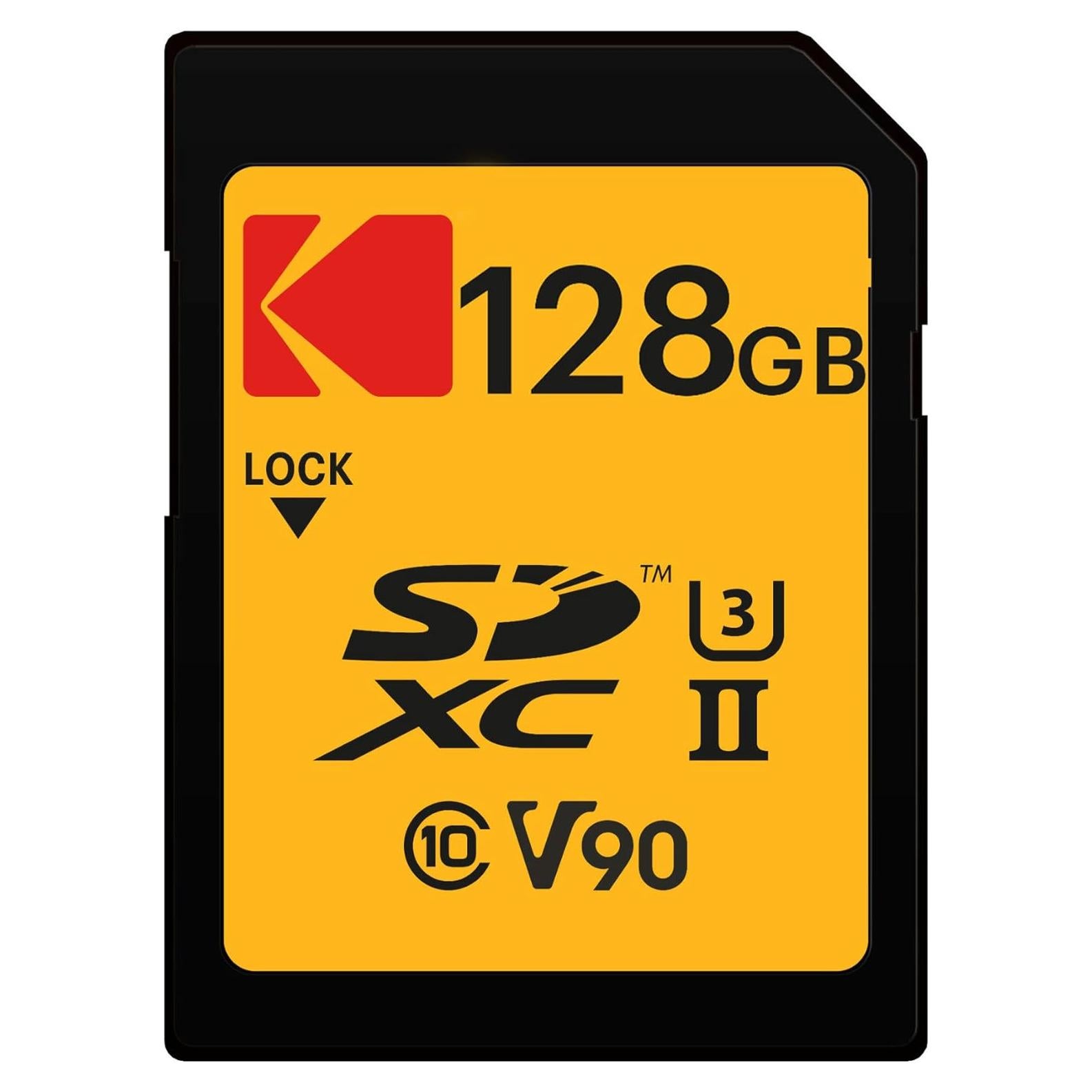 Tarjeta de Memoria SDXC Kodak 128GB UHS-II V90 Ultra Pro