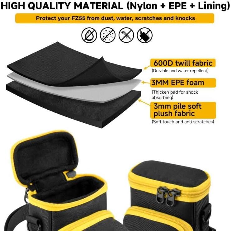 Funda de viaje para cámara Kodak PIXPRO FZ55/FZ45 16MP, ligera