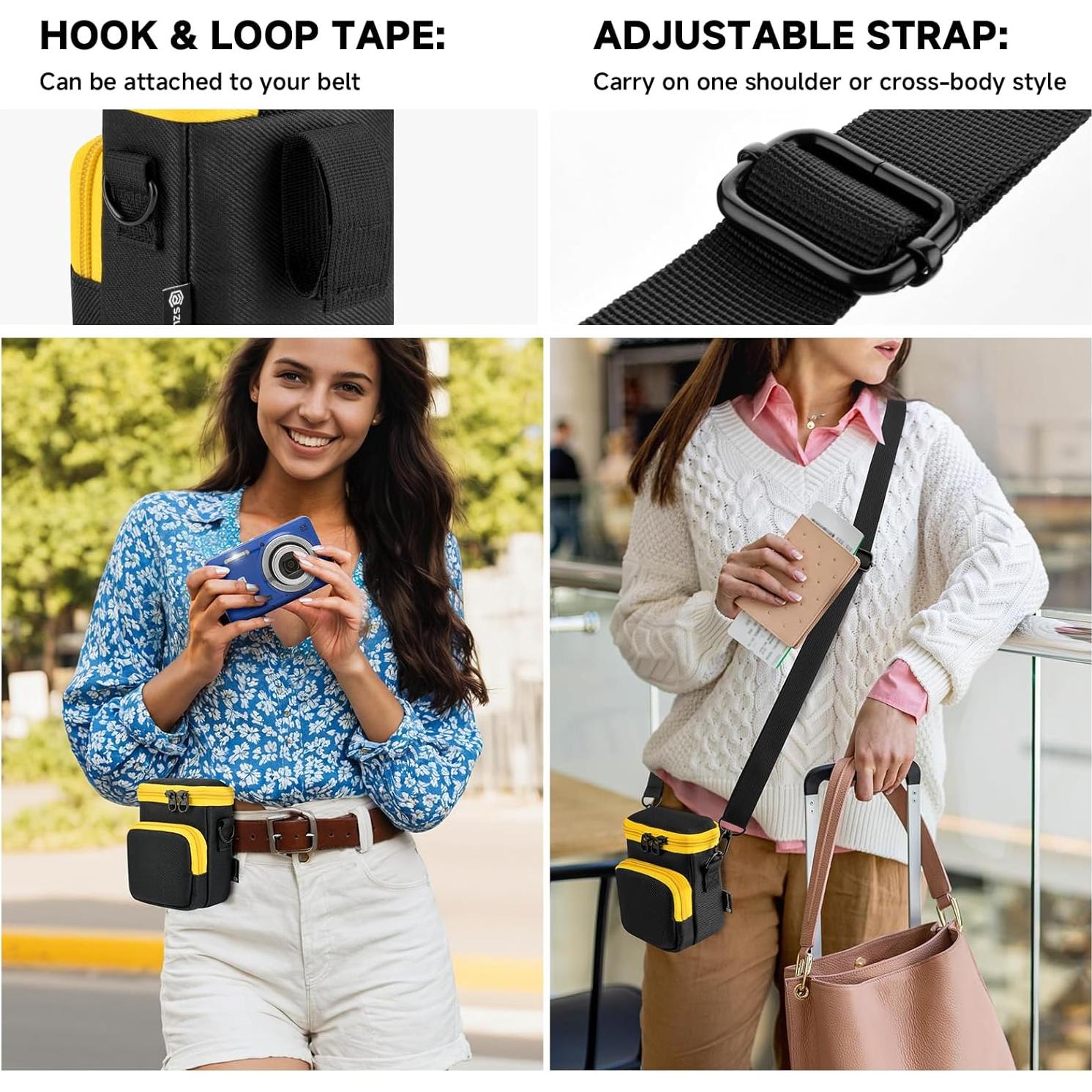 Funda de viaje para cámara Kodak PIXPRO FZ55/FZ45 16MP, ligera