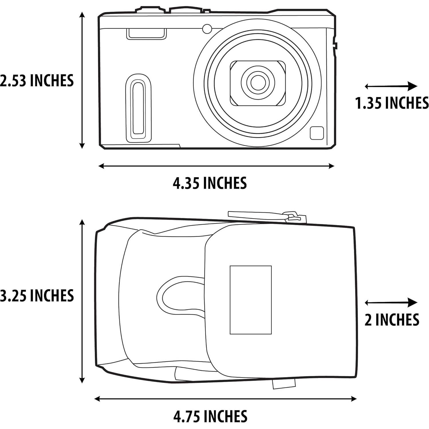 Funda para cámara compacta USA Gear S2 - Resistente al agua