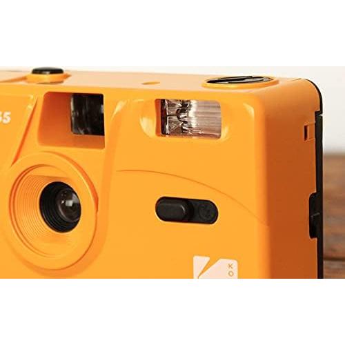 Cámara de película Kodak M35 reutilizable 35mm amarilla