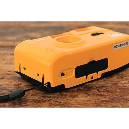 Cámara de película Kodak M35 reutilizable 35mm amarilla