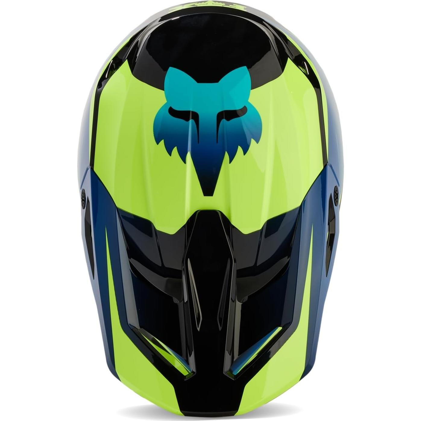 Casco de Motocross Fox Racing V1 Negro/Azul 2.68kg