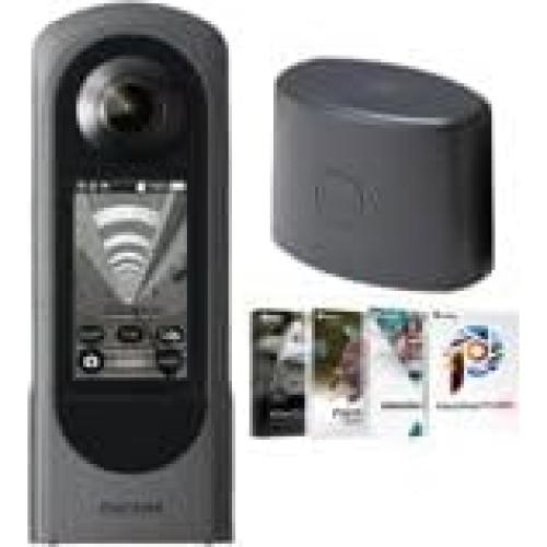 Cámara 360 Grados Ricoh Theta X con Tapa de Lente y Software