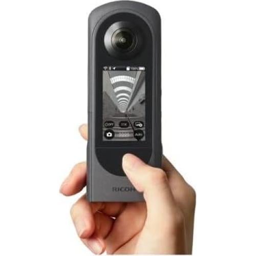 Cámara 360 Grados Ricoh Theta X con Tapa de Lente y Software