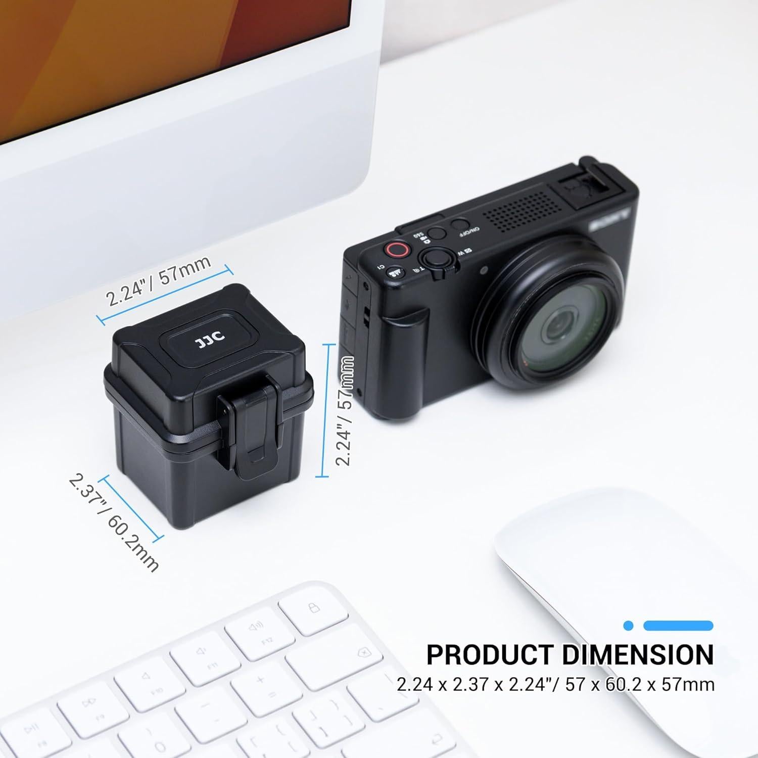 Estuche JJC para 4 Baterías de Cámara y Tarjetas de Memoria