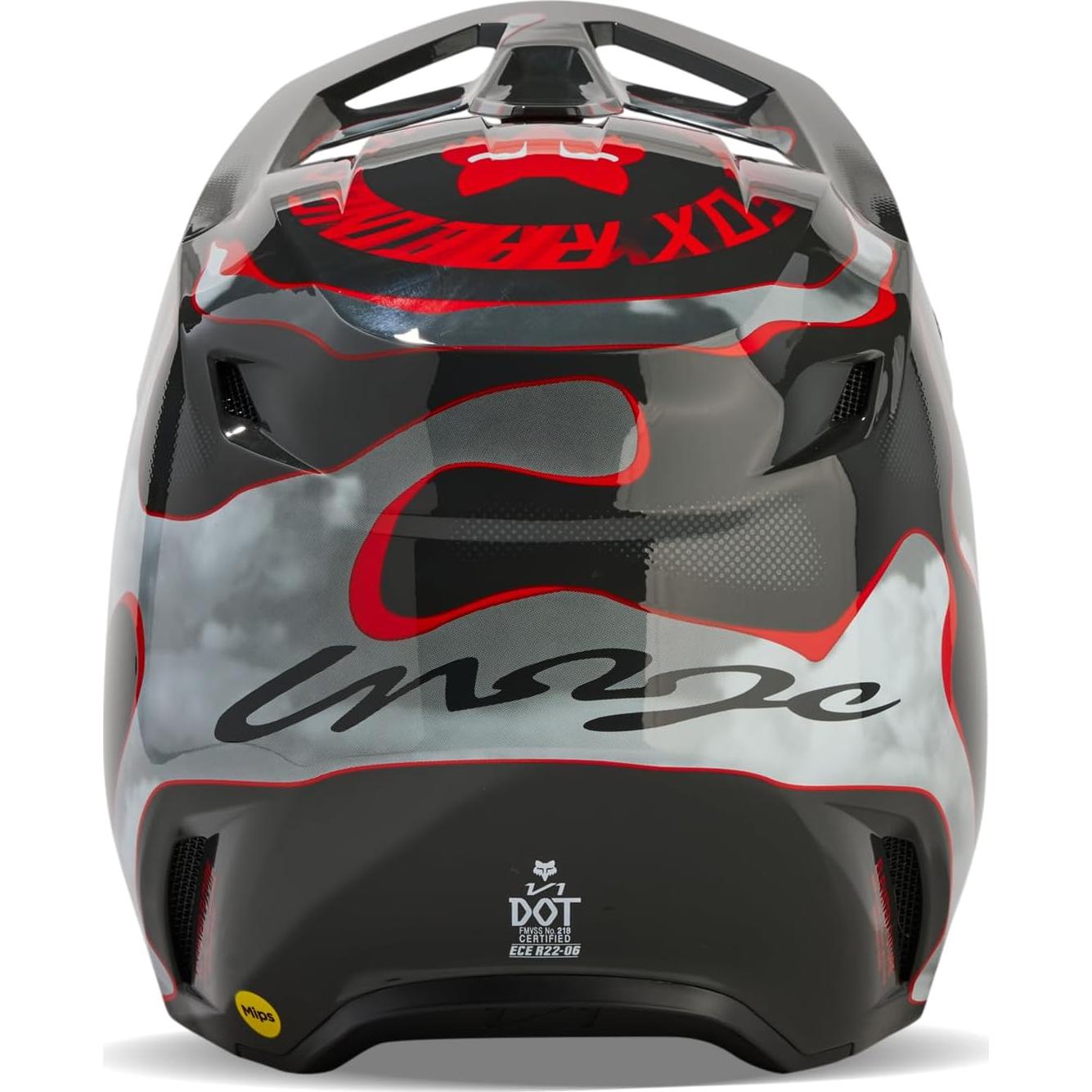 Casco de Motocross Fox Racing V1 Negro/Azul 2.68 kg