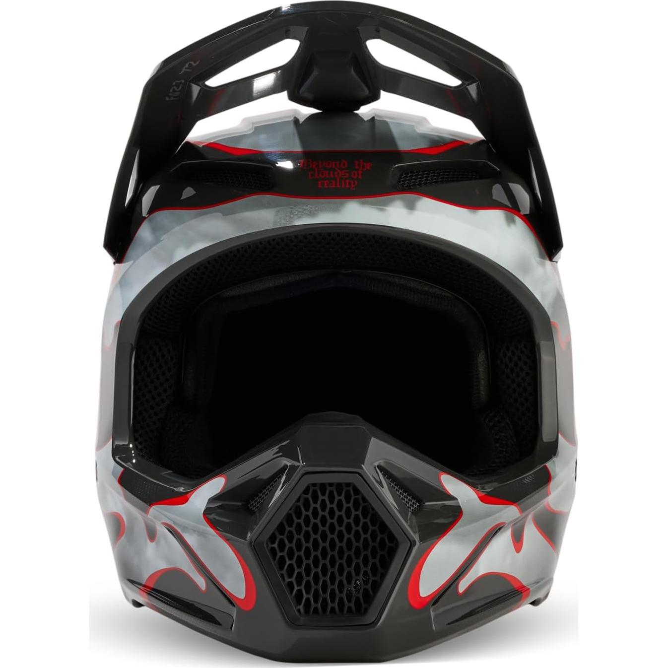 Casco de Motocross Fox Racing V1 Negro/Azul 2.68 kg