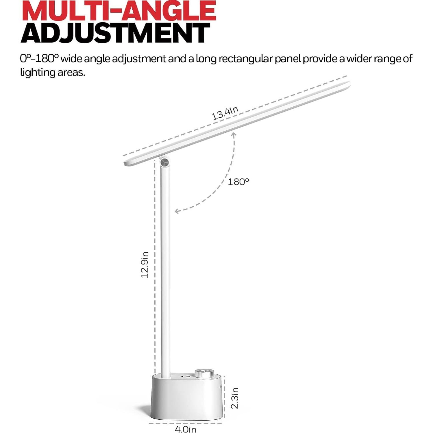 Lámpara de Escritorio LED Honeywell H01 Pro Regulable USB