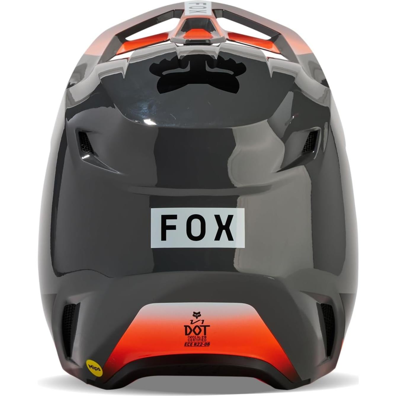 Casco de Motocross Fox Racing V1 Negro/Ballast Azul 2X