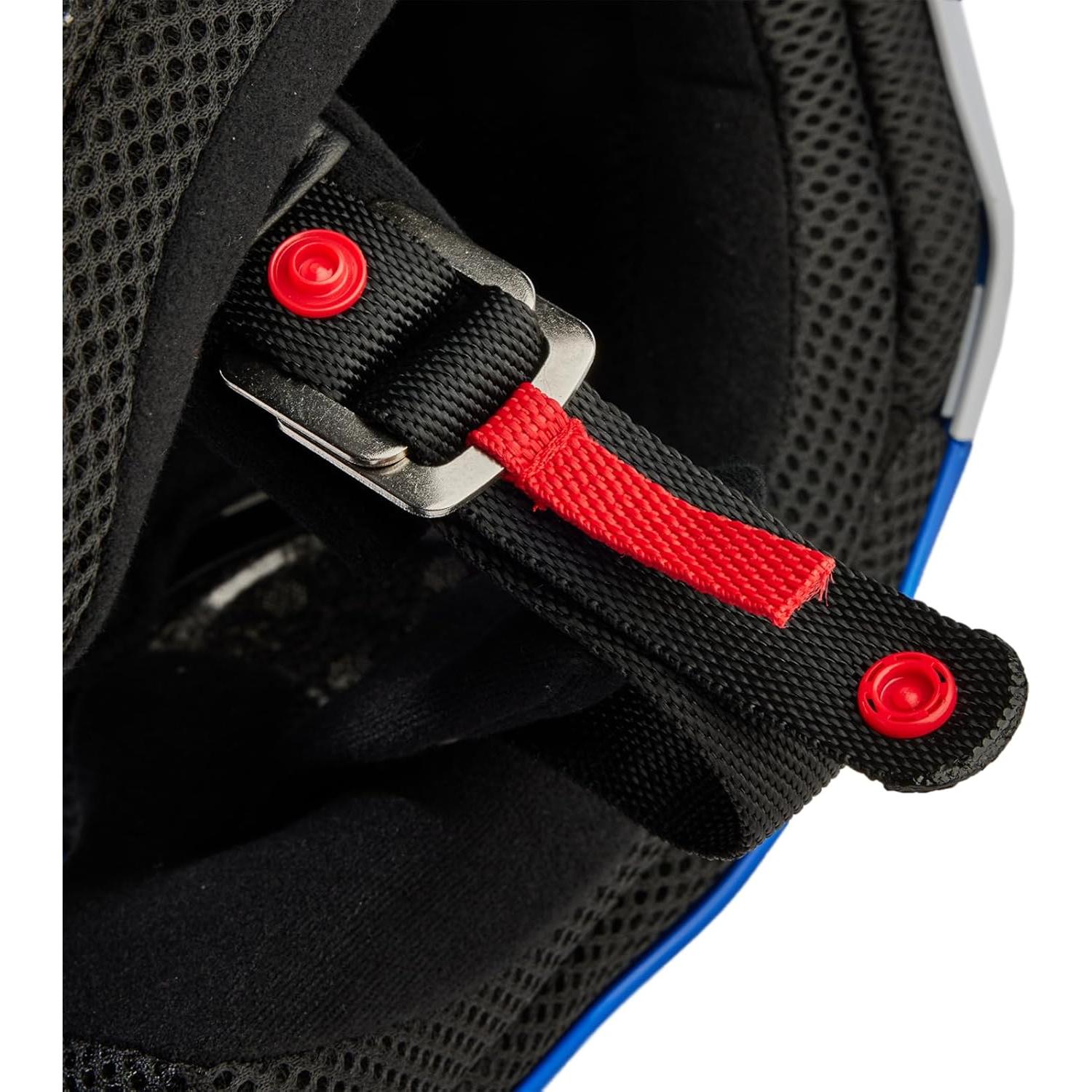 Casco de Motocross Fox Racing V1 Negro/Azul 2.68 kg