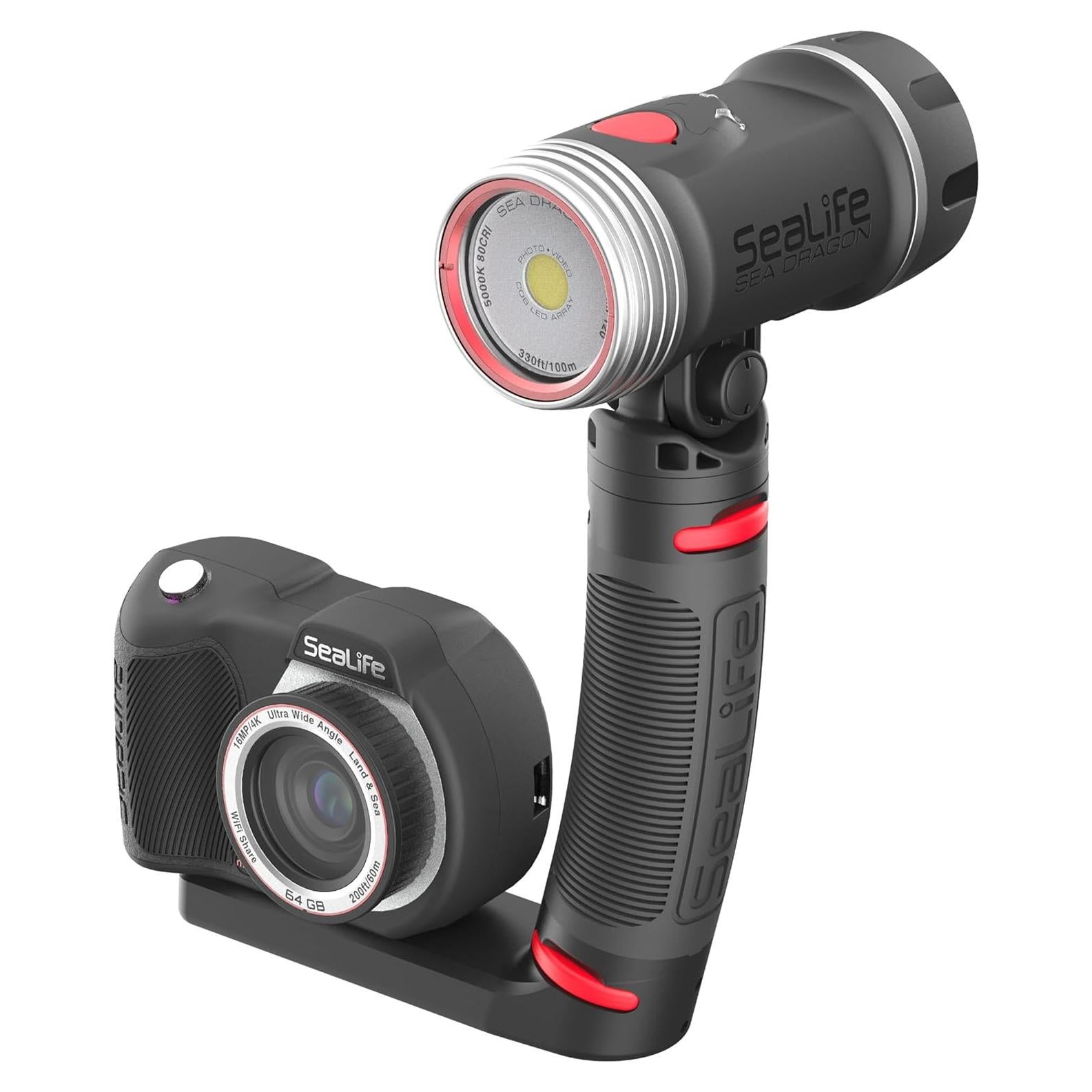 Cámara Submarina SeaLife Micro 3.0 16MP 4K + Luz Sea Dragon 2300F