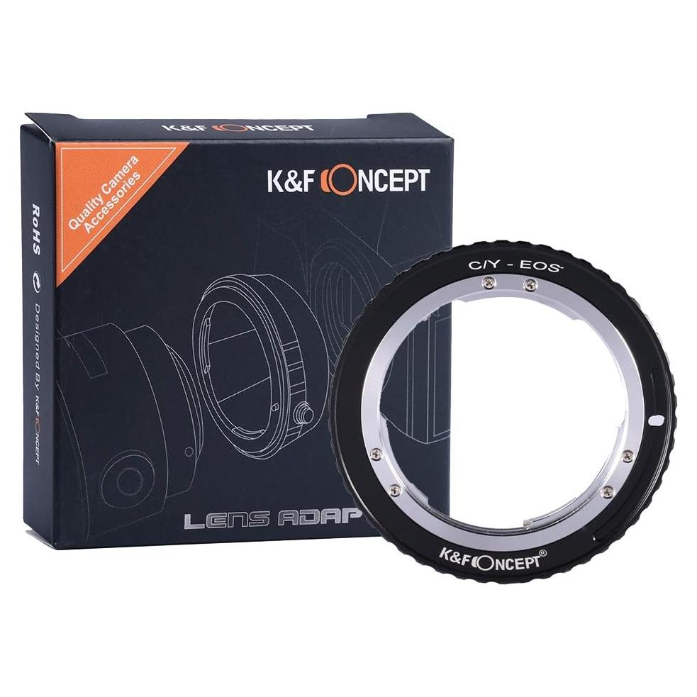 Adaptador de Lente K&F Concept C/Y a Canon EF - 40g