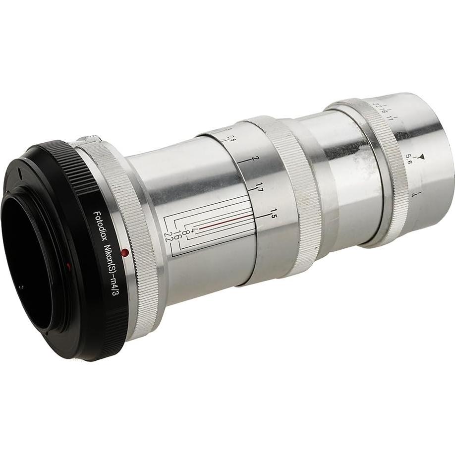 Adaptador Fotodiox para Lentes Nikon Nikkor S a MFT