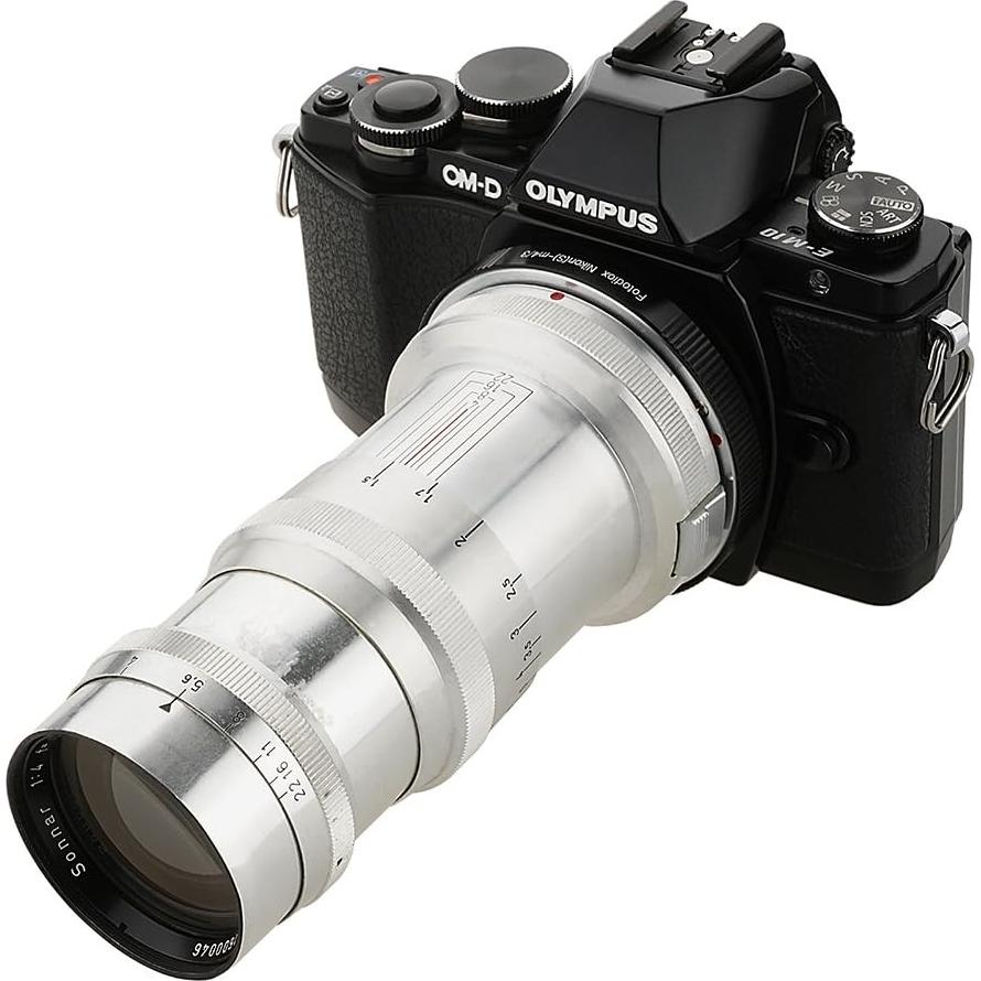 Adaptador Fotodiox para Lentes Nikon Nikkor S a MFT