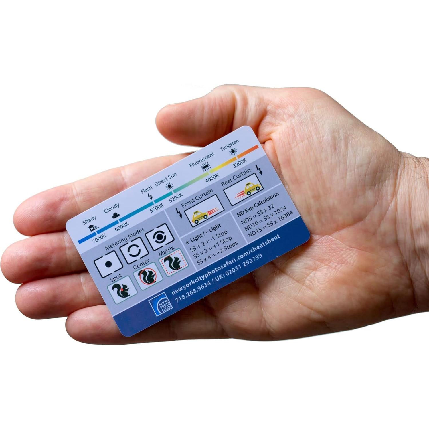 Tarjetas de Referencia de Fotografía DSLR - New York City Photo Safari