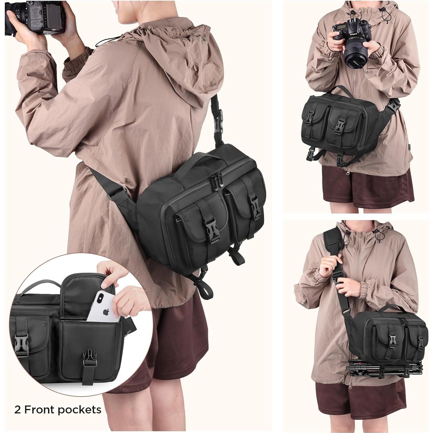 Bolsa de Mensajero para Cámara VISIO CA Impermeable 32x13x19.8cm