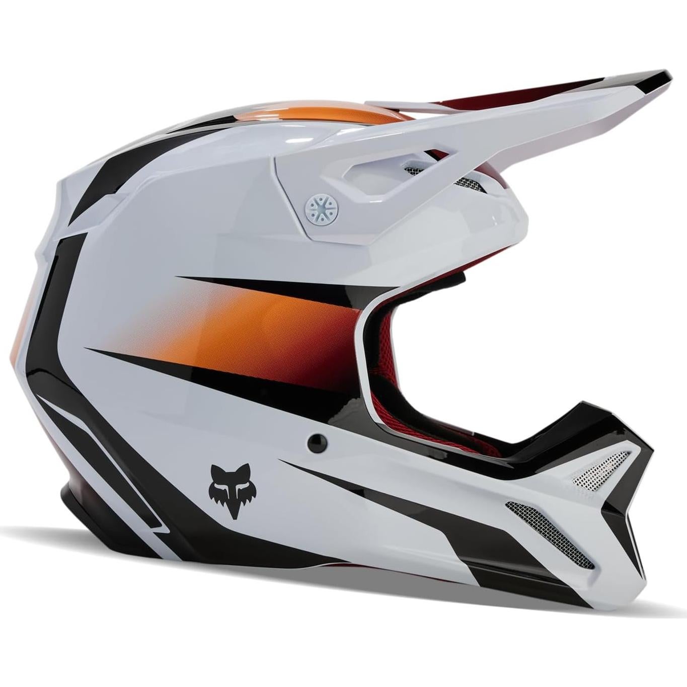 Casco de Motocross Fox Racing V1 Negro/Azul 2X Mips