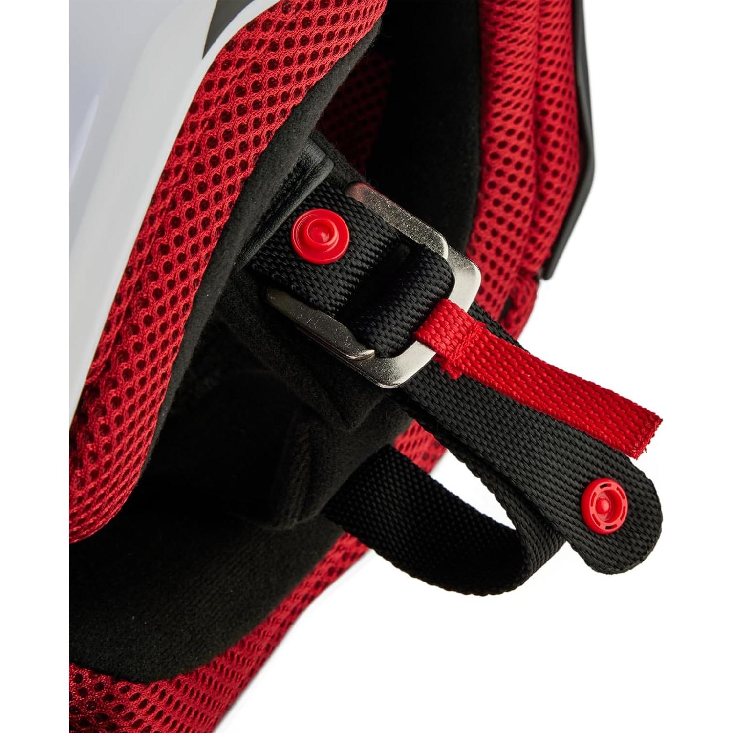 Casco de Motocross Fox Racing V1 Negro/Azul 2X Mips