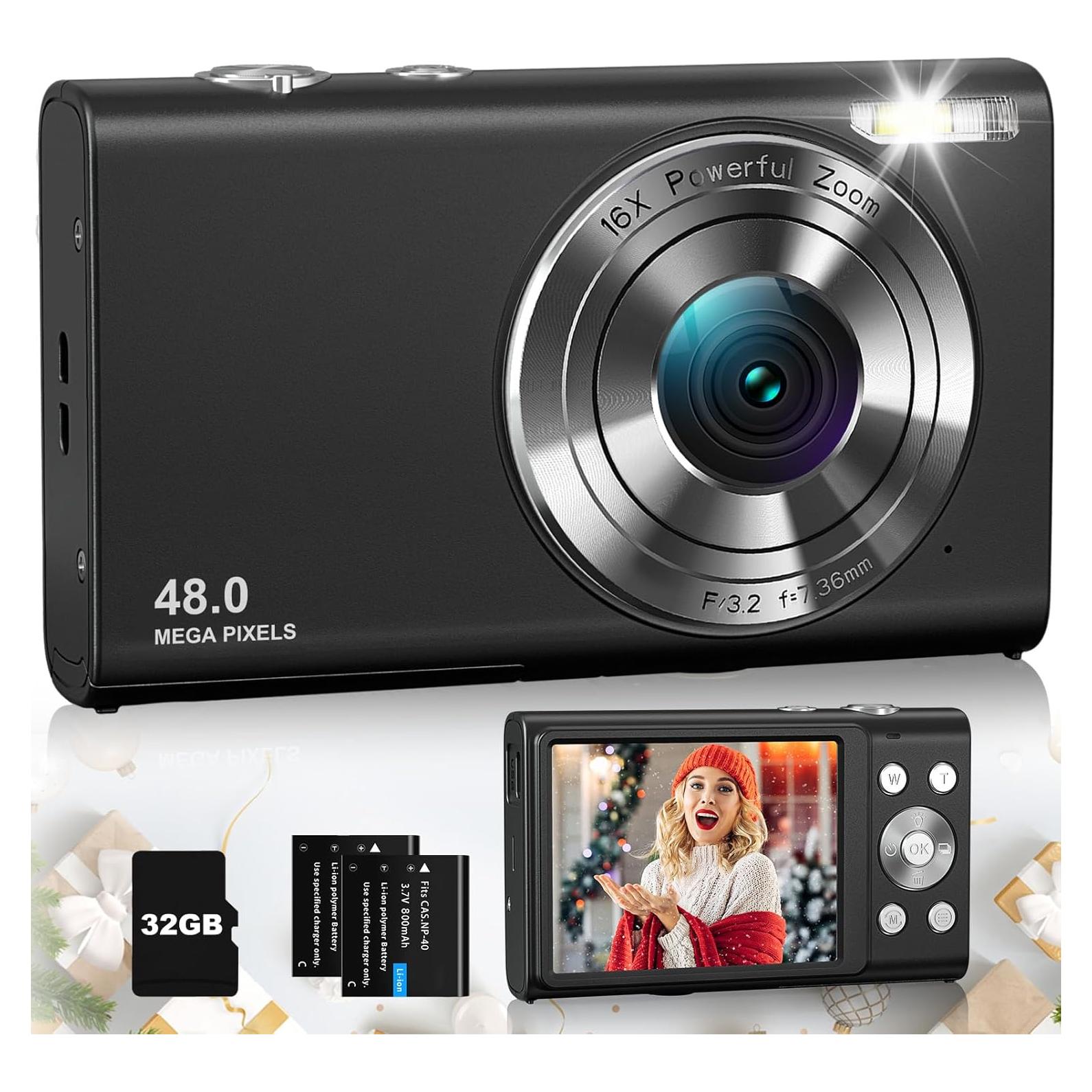 Cámara Digital 4K DSOEKEU DC402 48MP Autofocus Zoom 16X