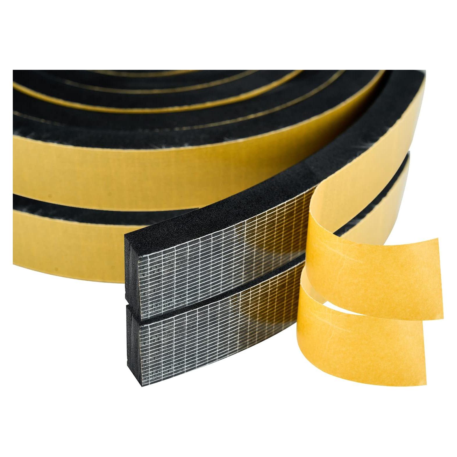 Cinta de Sellado Autoadhesiva Dualplex 5.49m Negro 2.54cm