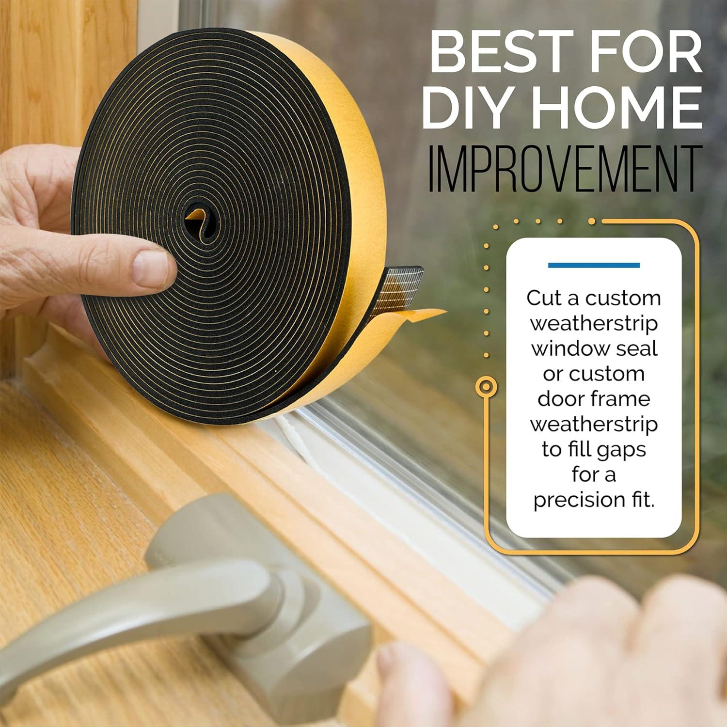 Cinta de Sellado Autoadhesiva Dualplex 5.49m Negro 2.54cm