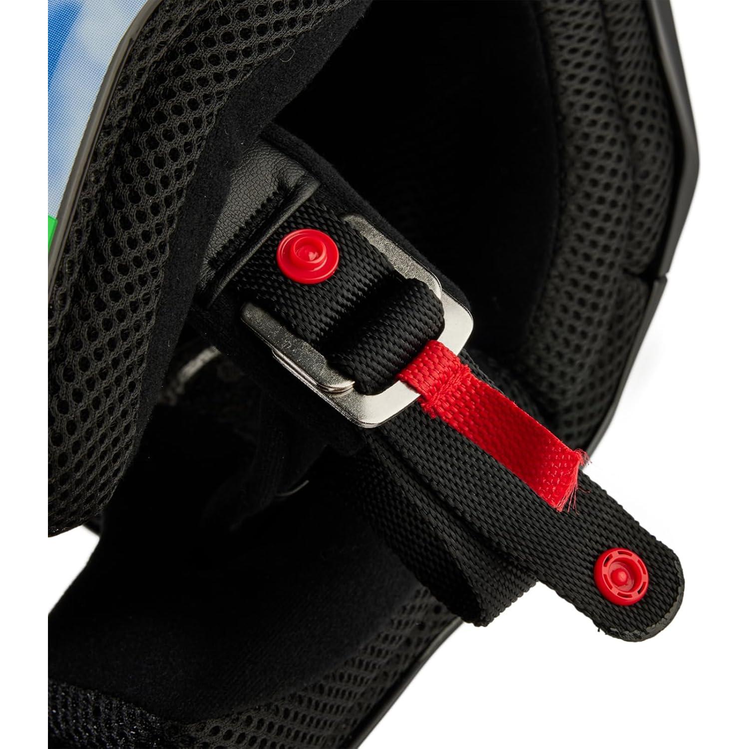 Casco de Motocross Fox Racing V1 Negro/Azul 2X Mips