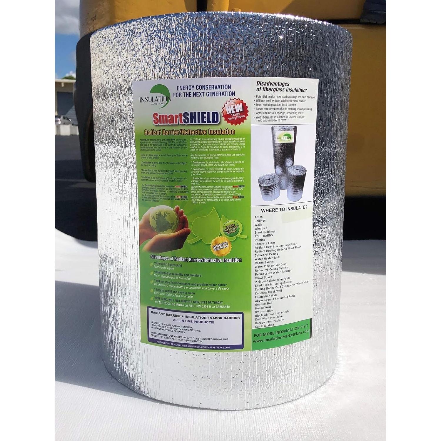 Aislante Reflectante SmartSHIELD 5mm 1.22x15.24m Espuma Térmica