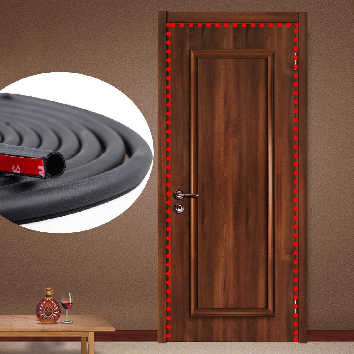 Sellador de Burletes CloudBuyer 6m Autoadhesivo Negro