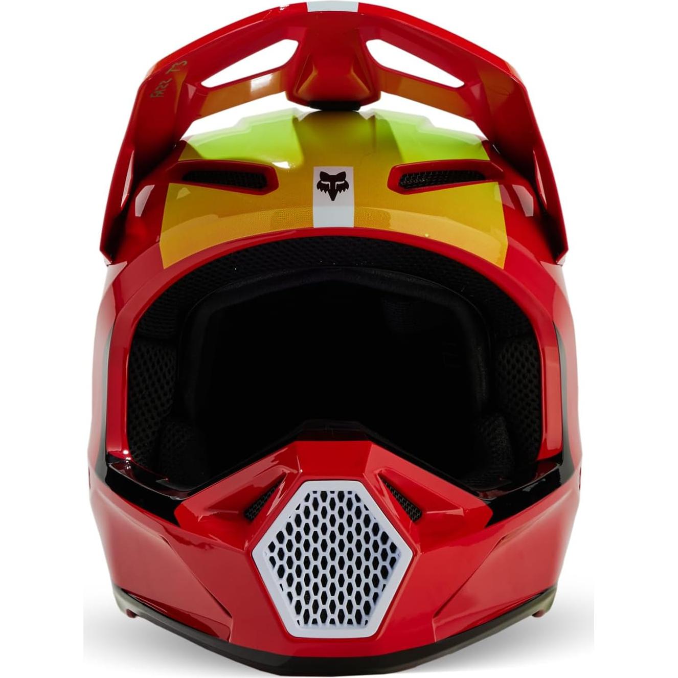 Casco de Motocross Fox Racing V1 Negro/Azul 2X Mips