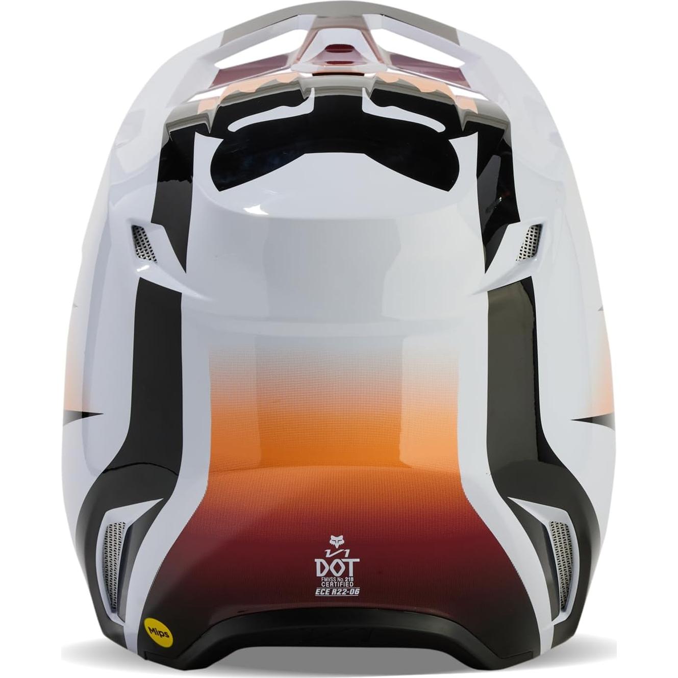 Casco de Motocross Fox Racing V1 Negro/Azul 2X Mips